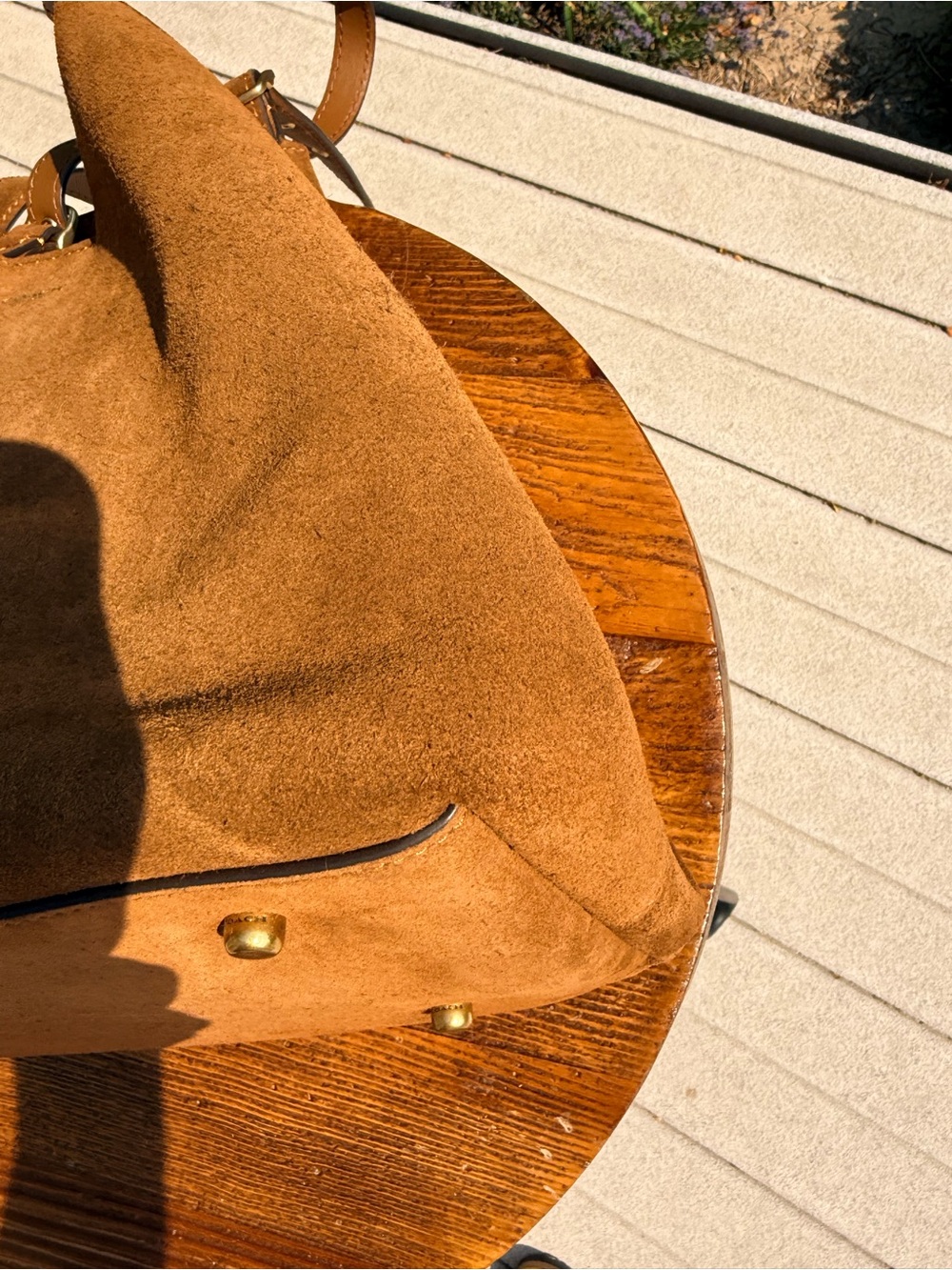 Coach Warm Brown Gramercy Tote Bag - Picture 10 of 13